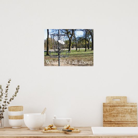 Disk Golf Poster (Küche)