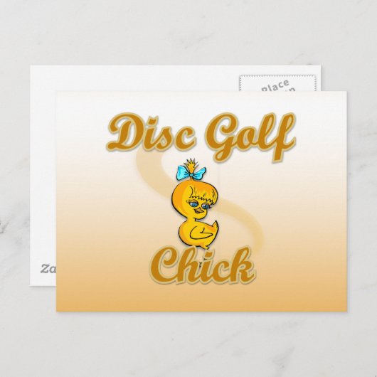 Disk Golf Postkarte (Vorne/Hinten)