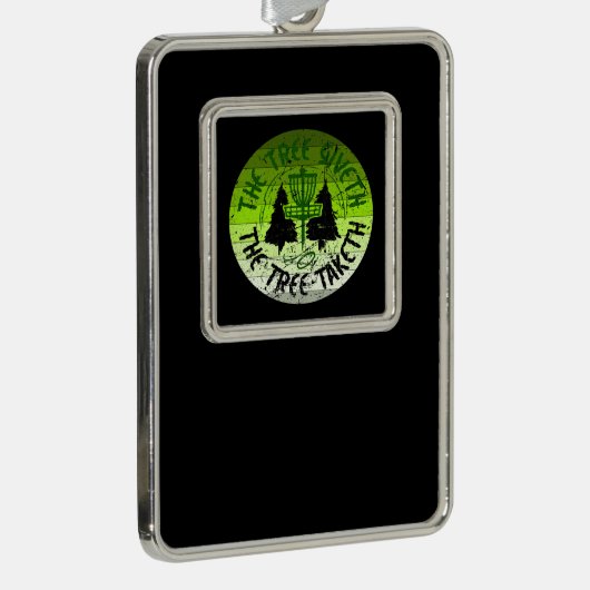 Disk Golf Rahmen-Ornament Silber (Rechts)