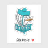 Disk Golf Rattling Chains Aufkleber (Blatt)