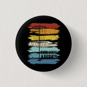 Disk Golf Retro Button