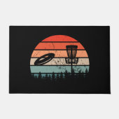 Disk Golf Retro Fußmatte (Vorderseite)