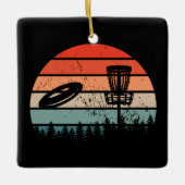 Disk Golf Retro Keramikornament (Vorderseite)
