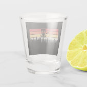 Disk Golf Retro Schnapsglas (Rückseite)