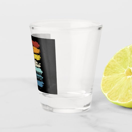 Disk Golf Retro Schnapsglas (Rechts)