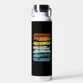 Disk Golf Retro Trinkflasche (Vorne)