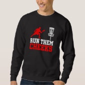 Disk Golf Run Theks Frisbee Frolf Golf Golf Sweatshirt (Vorderseite)