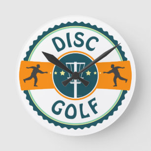 Disk Golf Runde Wanduhr