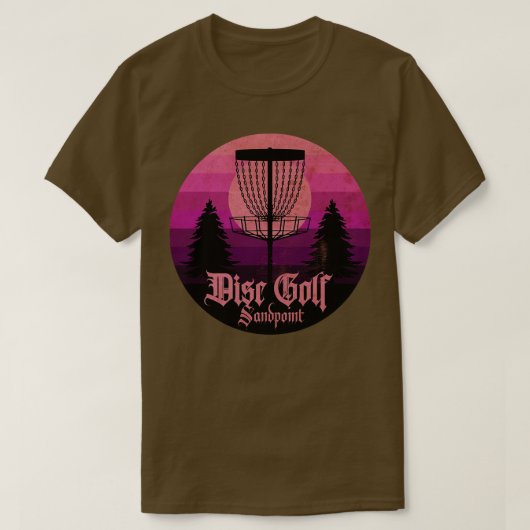 Disk Golf Sandpoint Sonntag T-Shirt (Design vorne)