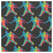 Disk Golf Sequence 2 Black Fabric Stoff (Nahaufnahme)