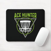Disk Golf Shirt Funny Ace Hunter Disc Golf Mousepad (Mit Mouse)