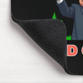 Disk Golf Shirt Funny Hit Trees und Curse Retro Di Mousepad (Ecke)