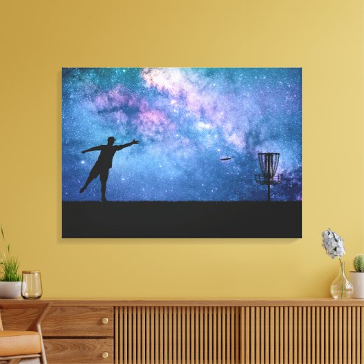 Disk Golf Stars Leinwanddruck (Insitu (Wohnzimmer))