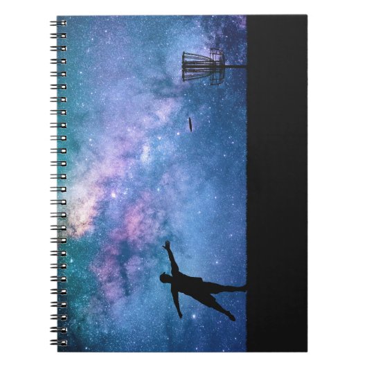 Disk Golf Stars Notizblock (Vorderseite)