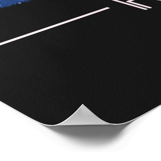 Disk Golf Stars Poster (Ecke)