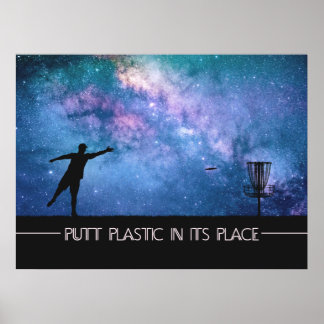 Disk Golf Stars Poster