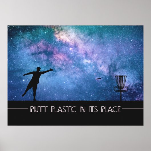 Disk Golf Stars Poster (Vorne)