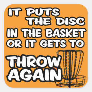 Disk Golf Sticker