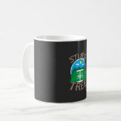 Disk Golf - Stupid Tree Kaffeetasse (Vorderseite Links)