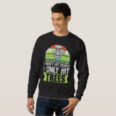 Disk Golf Stupid Trees Frisbee Golf Disk Golf Golf Sweatshirt (Vorne ganz)