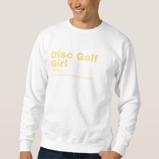 Disk Golf Sweatshirt (Vorderseite)