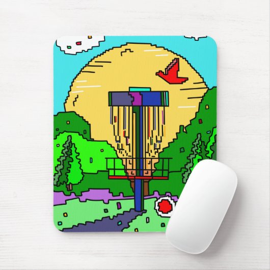 Disk Golf Themed Geburtstag Mousepad (Mit Mouse)