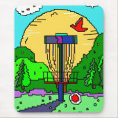 Disk Golf Themed Geburtstag Mousepad (Vorne)