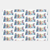 Disk Golf Themed Weihnachten Geschenkpapier Set (Vorderseite 3)