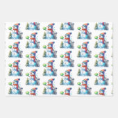 Disk Golf Themed Weihnachten Geschenkpapier Set (Vorderseite 2)