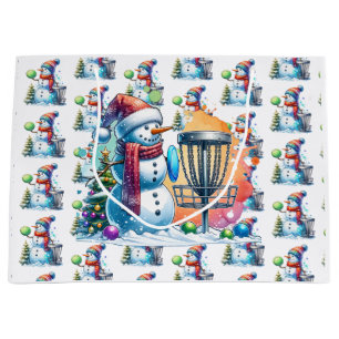 Disk Golf Themed Weihnachten Große Geschenktüte