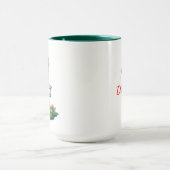 Disk Golf Themed Weihnachten Tasse (Zentrum)