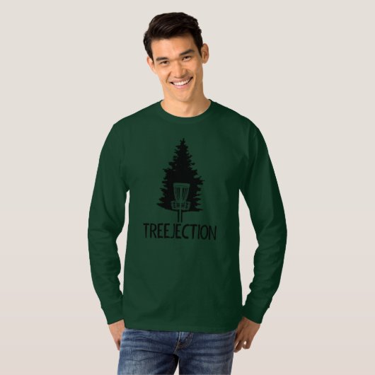 Disk Golf Treeject  T-Shirt (Vorne ganz)