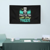 Disk Golf trifft die glücklichen kleinen Bäume Banner (Messeveranstaltung)
