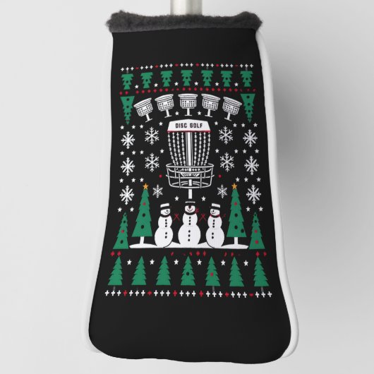 Disk Golf Ugly Christmas Sweater Pajama Geschenke Golf Headcover (Rotieren 90)