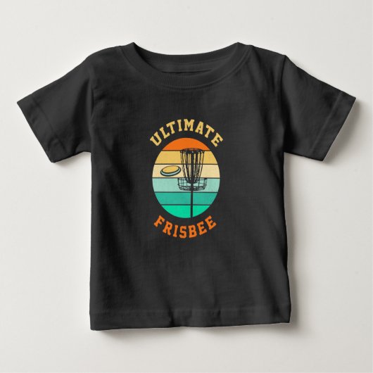 Disk Golf Ultimate Frisbee Baby T-shirt (Vorderseite)