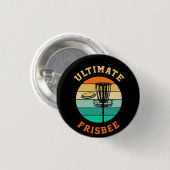 Disk Golf Ultimate Frisbee Button (Vorne & Hinten)