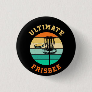 Disk Golf Ultimate Frisbee Button