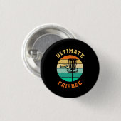 Disk Golf Ultimate Frisbee Button (Vorne & Hinten)