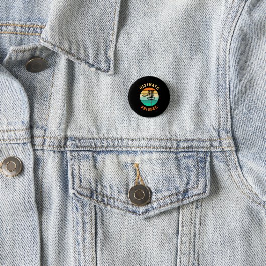 Disk Golf Ultimate Frisbee Button (Beispiel)