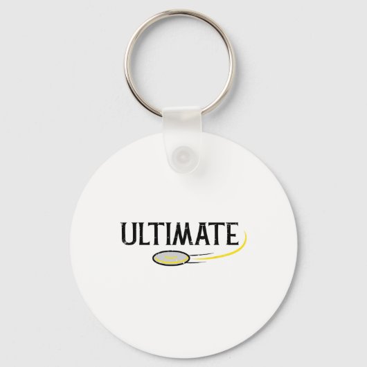 Disk Golf Ultimate Frisbee Frolf Sport Player Männ Schlüsselanhänger (Vorderseite)