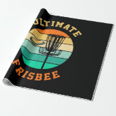 Disk Golf Ultimate Frisbee Geschenkpapier (Ungerollt)