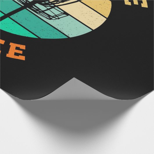 Disk Golf Ultimate Frisbee Geschenkpapier (Ecke)