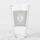 Disk Golf Ultimate Frisbee Glas (Rückseite)