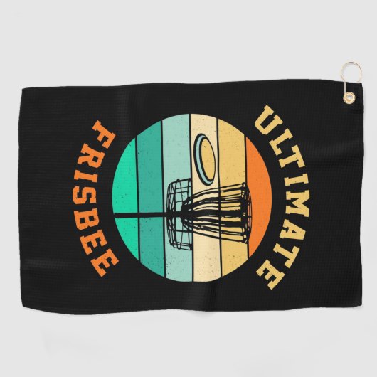 Disk Golf Ultimate Frisbee Golfhandtuch (Horizontal)