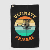 Disk Golf Ultimate Frisbee Golfhandtuch (Vorderseite)
