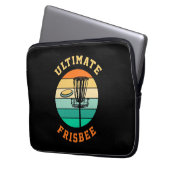 Disk Golf Ultimate Frisbee Laptopschutzhülle (Vorderseite Links)