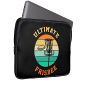 Disk Golf Ultimate Frisbee Laptopschutzhülle (Vorne Rechts)