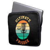 Disk Golf Ultimate Frisbee Laptopschutzhülle (Vorderseite Links)