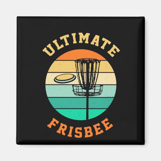 Disk Golf Ultimate Frisbee Magnet (Vorne)