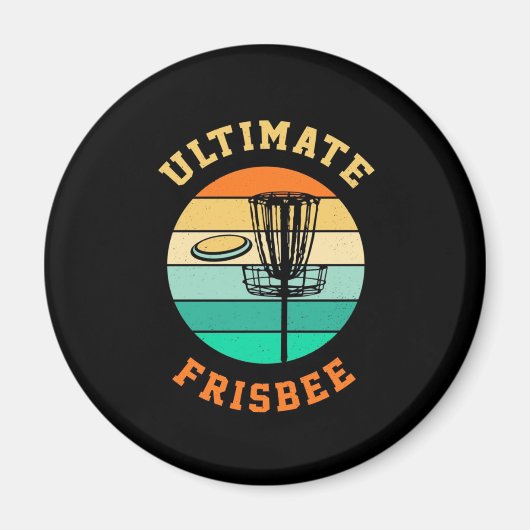 Disk Golf Ultimate Frisbee Magnet (Vorne)